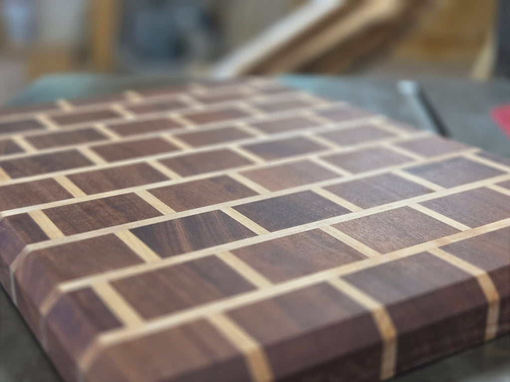 Mahogany & Maple Brick Pattern Board