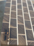 Walnut & Maple Brick Pattern Board