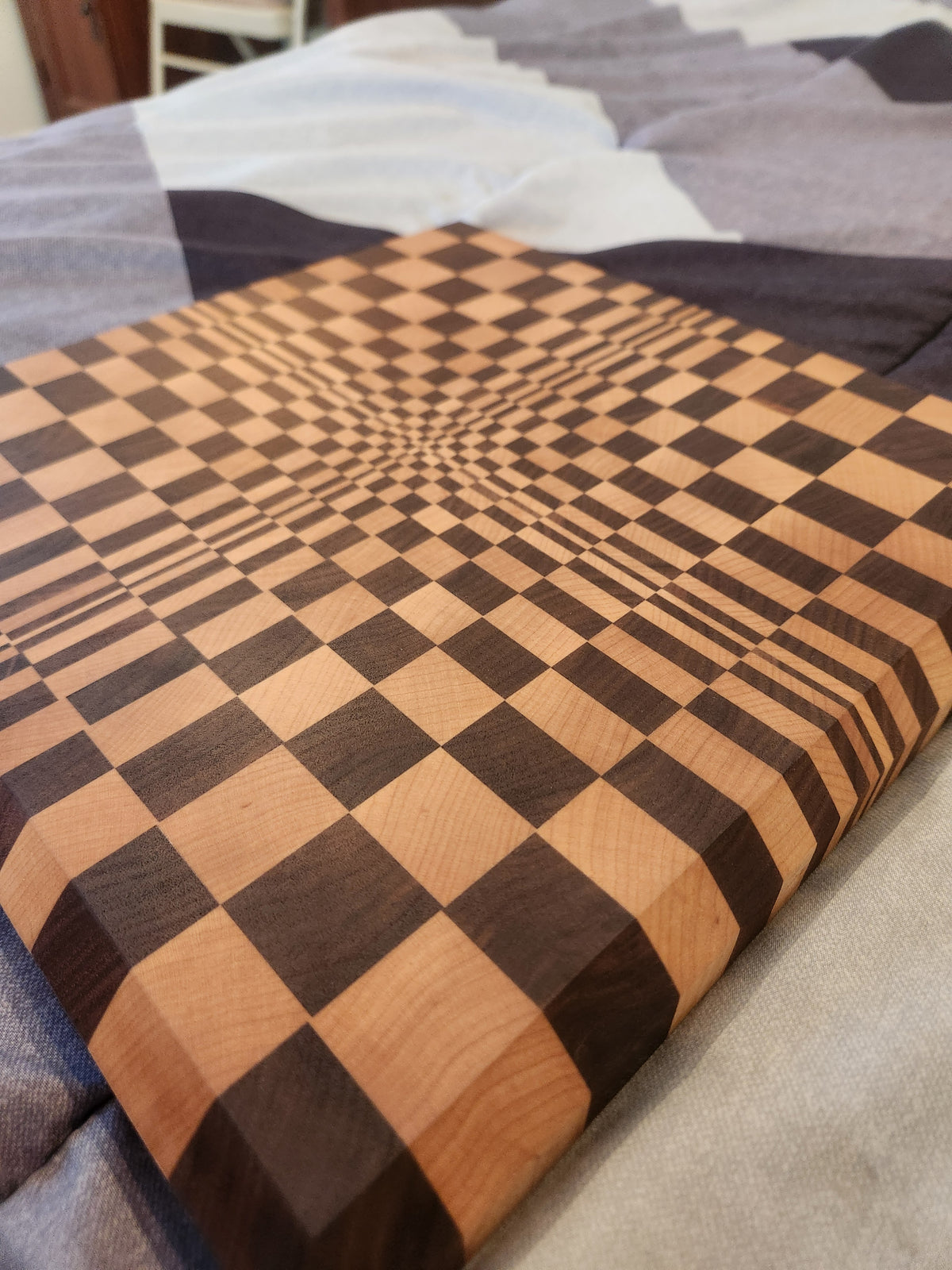 Optical Illusion Cutting Board